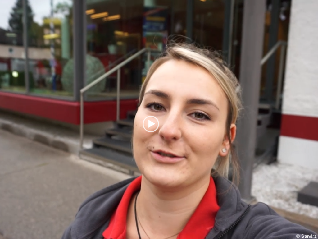 Unsere Kampagnenbotschafterin Sandra