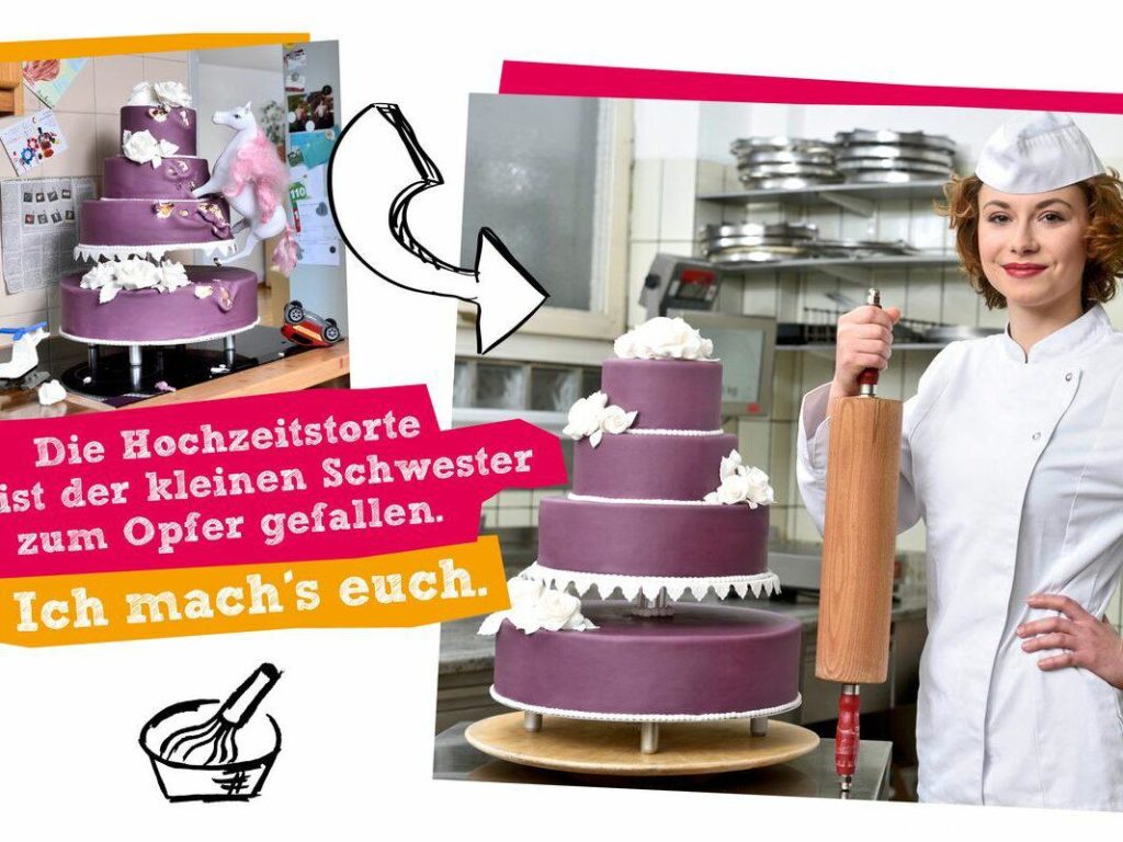 Ausbildung zum Konditor: Hochzeitstorte gerettet!