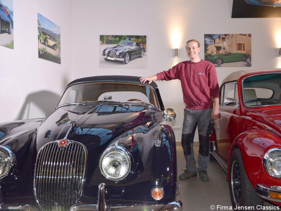Heute Porsche, morgen Jaguar: Maximilian auf dem Weg zum Fahrzeuglackierer
