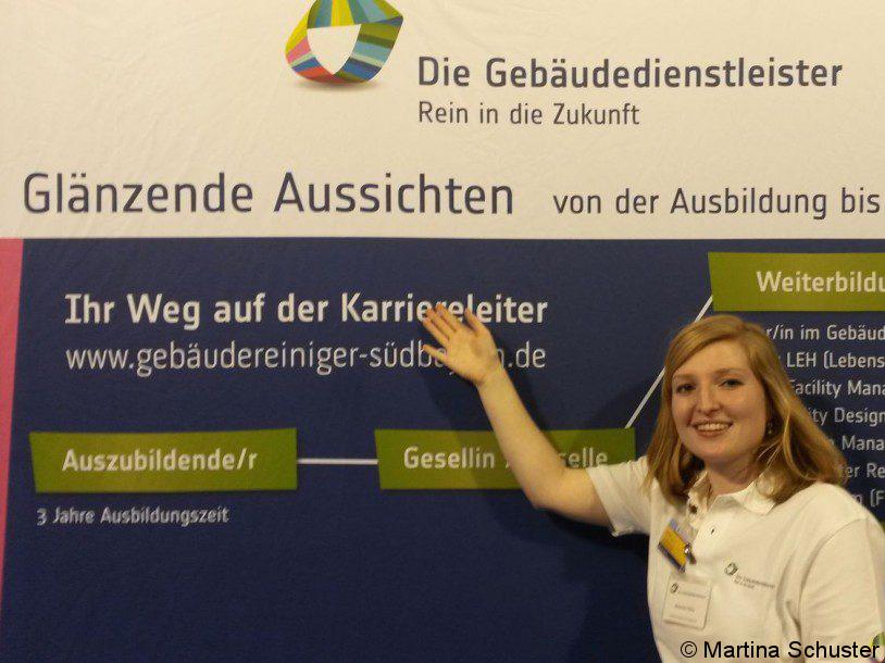 Gebäudereiniger-Ausbildung: Melanie hat Spaß daran